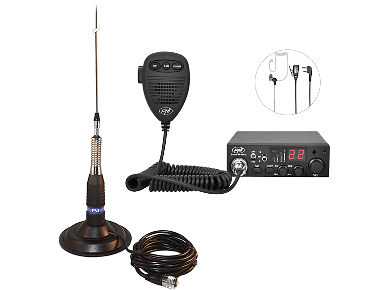 PNI PACK99 Radioantenne, Autoradio, AM, Bluetooth, Grau