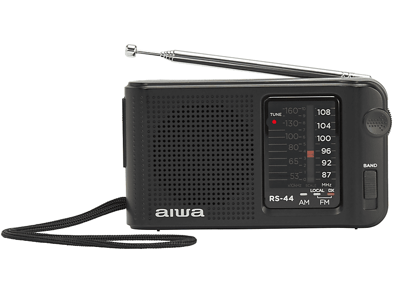 AIWA RS44 Pocket Radio PORTABLE RADIO, FM, BLACK MediaMarkt
