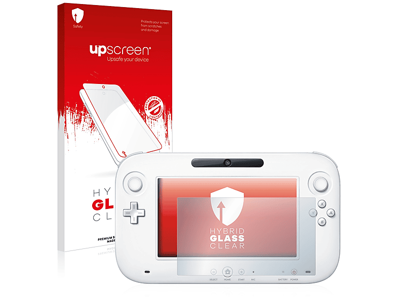 (Controller)) Wii UPSCREEN Schutzfolie(für GamePad U klare Nintendo