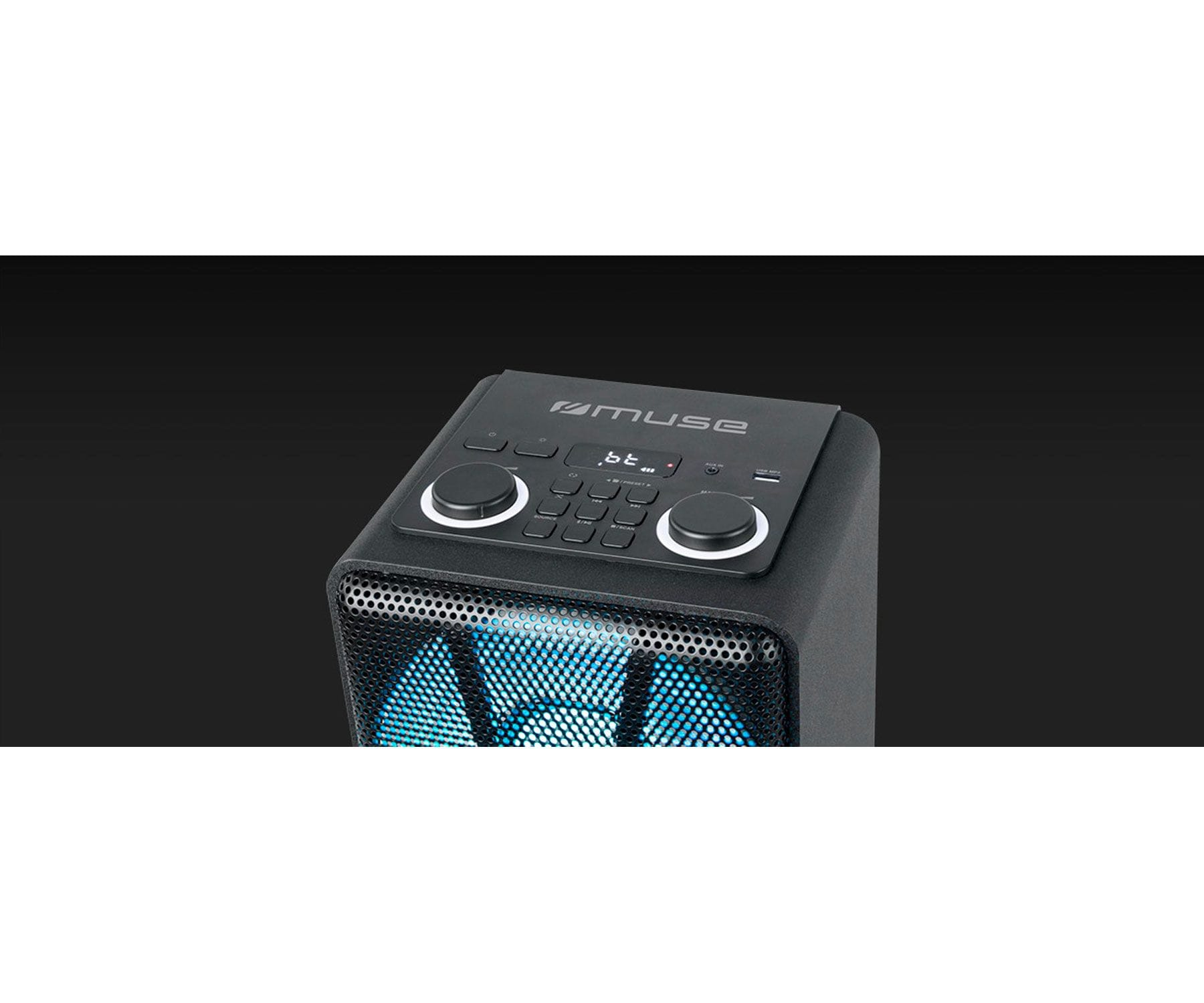 Muse M1805DJ Party Box BT - Cassa Bluetooth 150W Con FM, USB E Input Microfono/Chitarra | Per Feste - Foto 9
