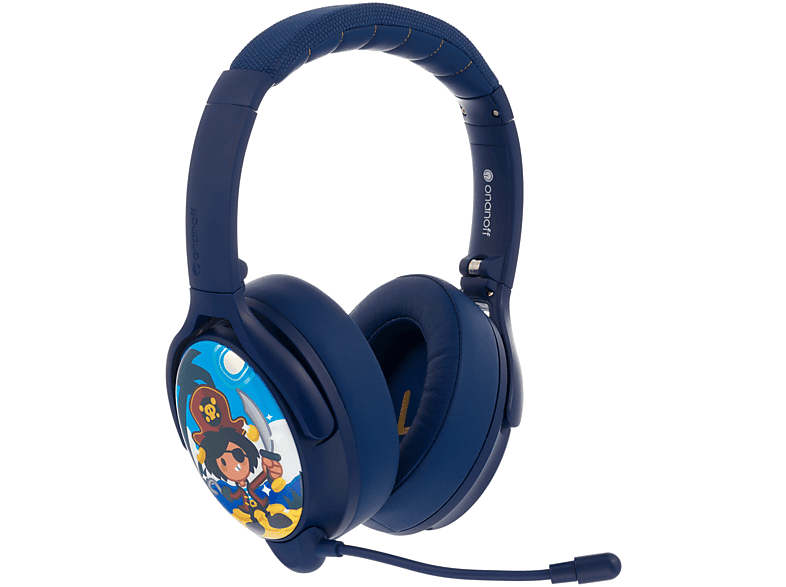 BUDDYPHONES Cosmos Plus, Kinder Over-ear Dunkelblau Kopfhörer Bluetooth