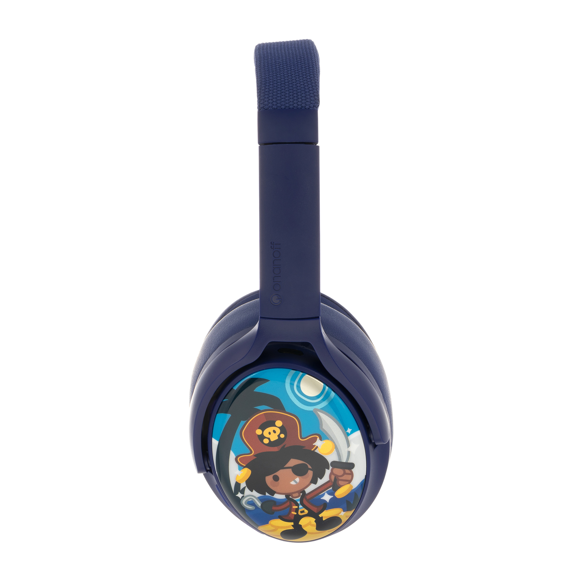 BUDDYPHONES Cosmos Plus, Over-ear Kinder Dunkelblau Kopfhörer Bluetooth