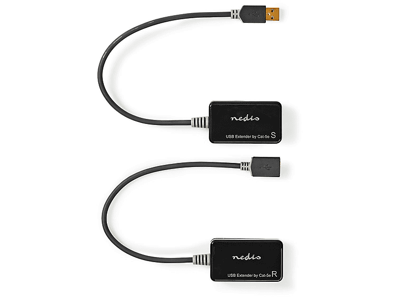 USB-Extender, m CCBW60EXTBK500, 0,20 NEDIS