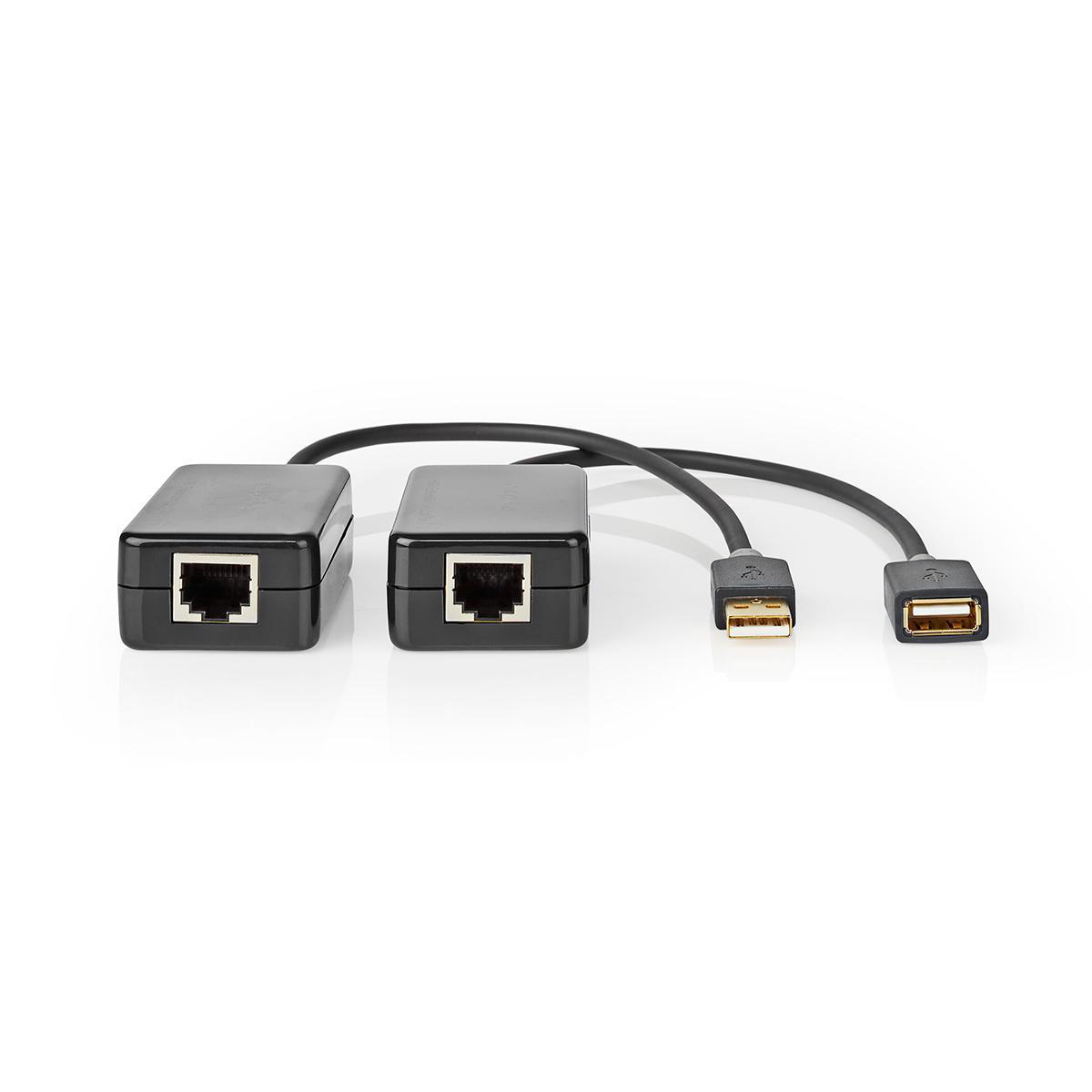NEDIS CCBW60EXTBK500, USB-Extender, 0,20 m