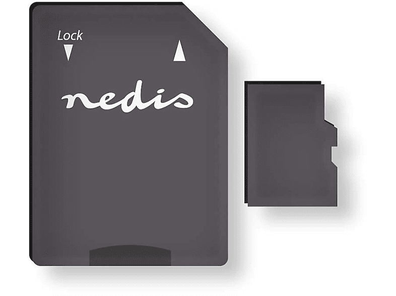 NEDIS MMSD32100BK, Micro-SDHC Speicherkarte, 16 GB