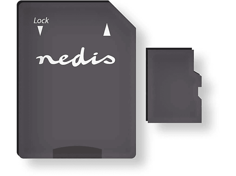 NEDIS MMSD128100BK, Micro-SDXC Speicherkarte, 16 GB