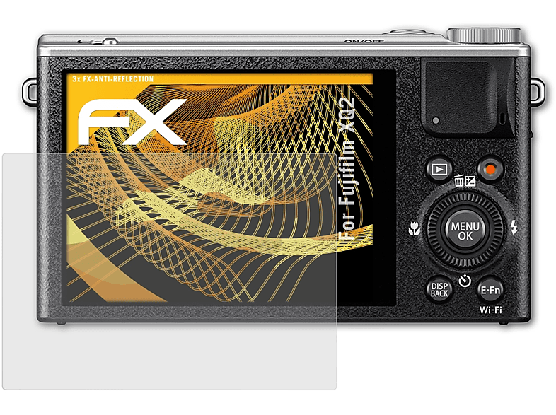 ATFOLIX 3x FX-Antireflex Displayschutz(für Fujifilm XQ2)
