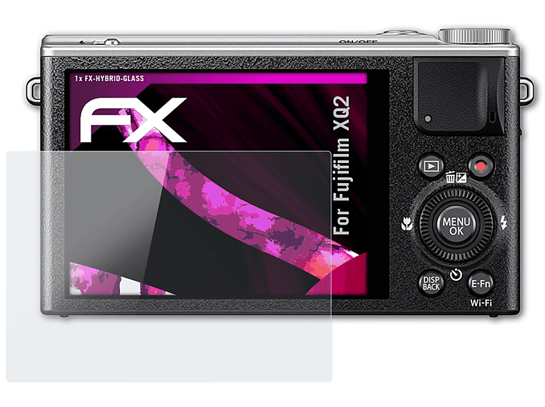 ATFOLIX FX-Hybrid-Glass Schutzglas(für Fujifilm XQ2) | Kamera Schutzfolie