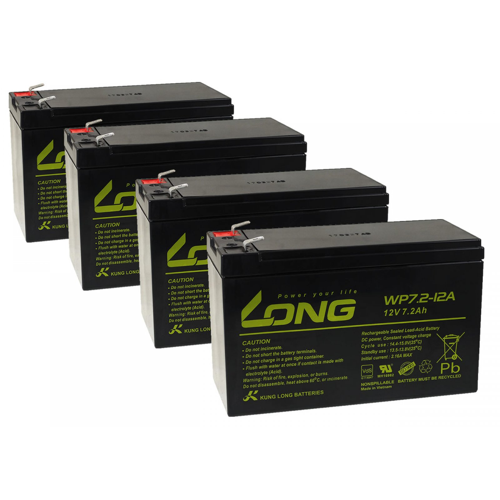 Baterías de Plomo - POWERY Powery Batería de GEL para SAI APC RBC57 ...