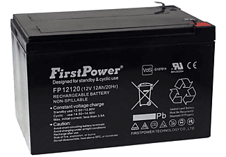 Baterías de Plomo - FirstPower Batería de GEL para YUASA NP12-12 12V VdS | MediaMarkt