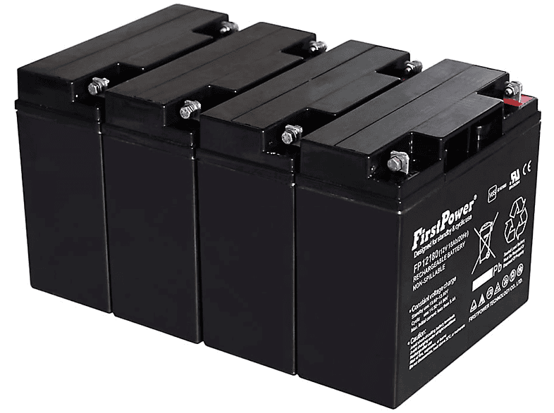 Baterías de Plomo - POWERY FirstPower Batería de GEL para SAI APC Smart-UPS XL 3000 12V 18Ah VdS