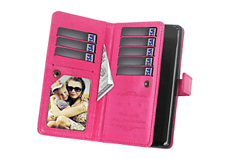 CASEONLINE Doppeltflip 9-karten - Pink, Bookcover, OnePlus, 7 Pro, Multicolor