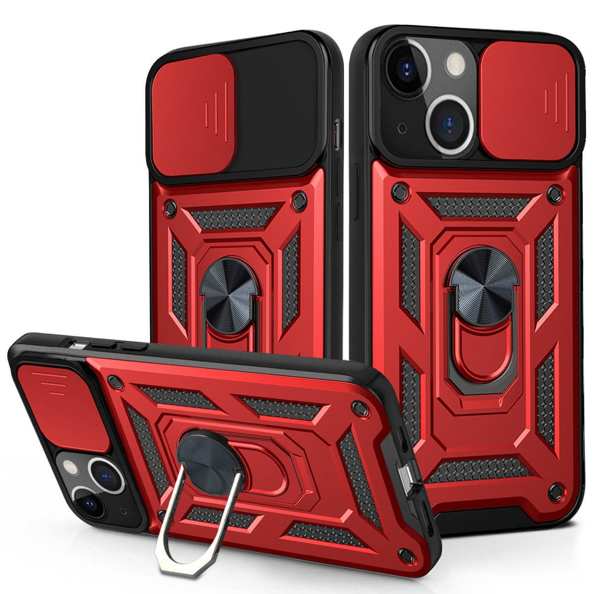 Samsung, iPhone Jazz, 14, Rot Backcover, CASEONLINE