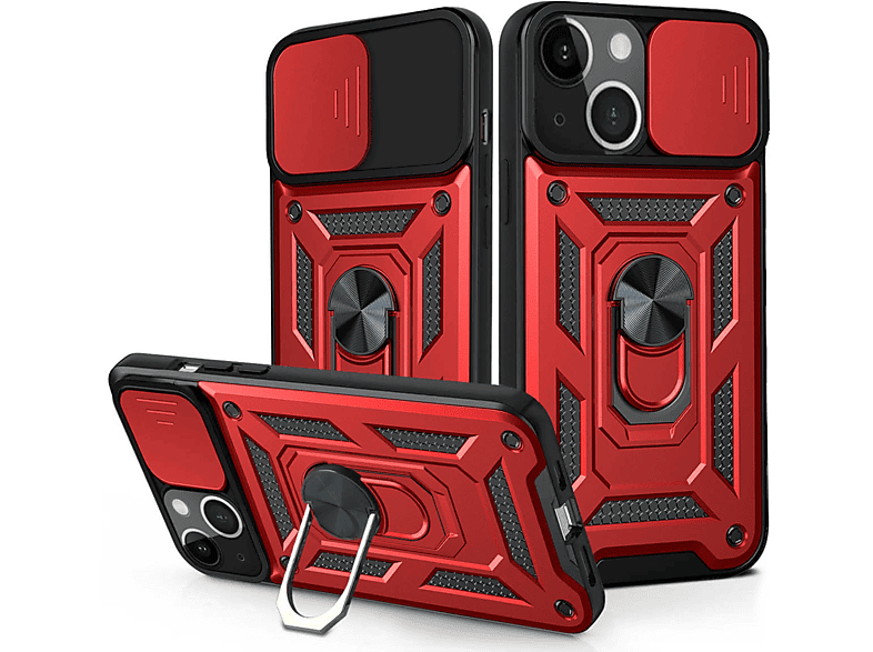 CASEONLINE Jazz, Backcover, Samsung, iPhone 14, Rot