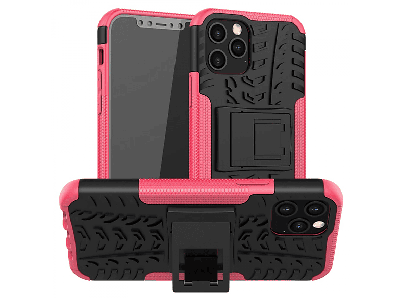 CASEONLINE Stoßfest 2i1, Backcover, Apple, iPhone 12 Pro Max, Pink