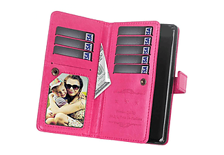 CASEONLINE Doppeltflip 9-karten - Pink, Bookcover, Huawei, Mate 20 Lite, Multicolor