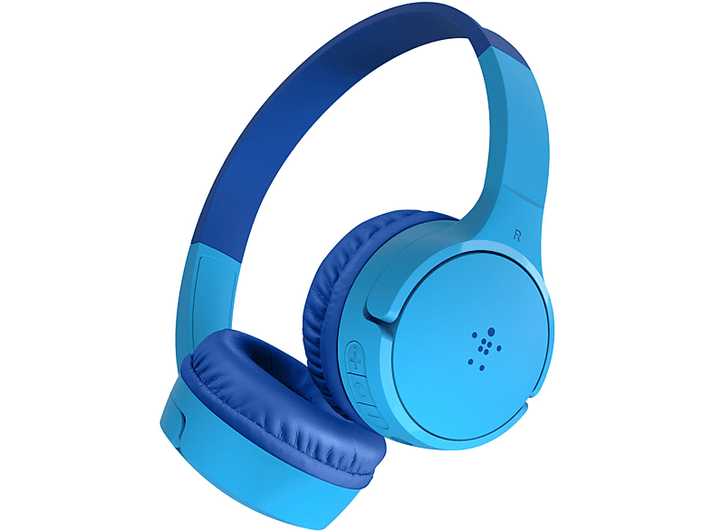 MediaMarkt On-Ear-Kinderkopfhörer Bluetooth SOUNDFORM™ | blau Mini, BELKIN On-ear