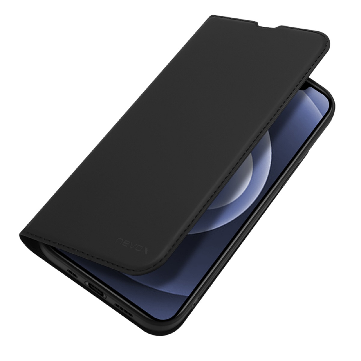 NEVOX Tasche, Flip Cover, iPhone Mini, Apple, Black 13