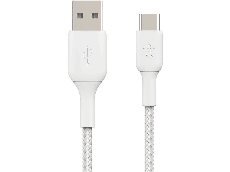 2 USB-C, BELKIN CHARGE™, BOOST weiß m, Lightningkabel