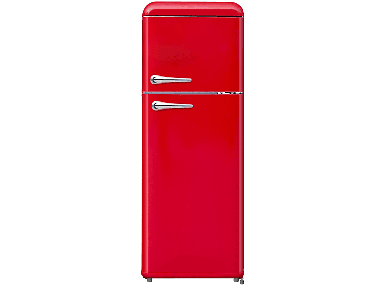 WOLKENSTEIN WGK218RT FR Kühlgefrierkombination (E, 184 kWh, 147,00 cm hoch, rot)