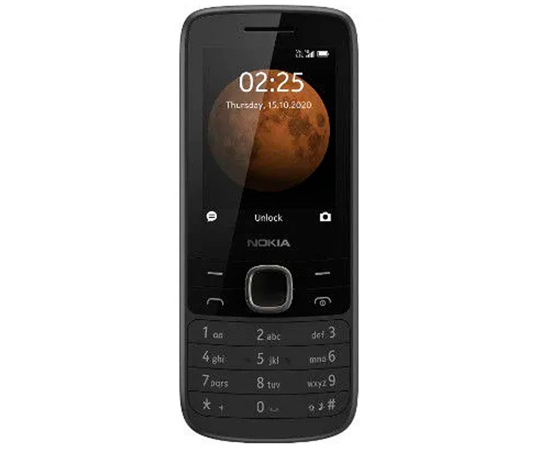 NOKIA 4G Dual Mobile 225 Sim phone, Black
