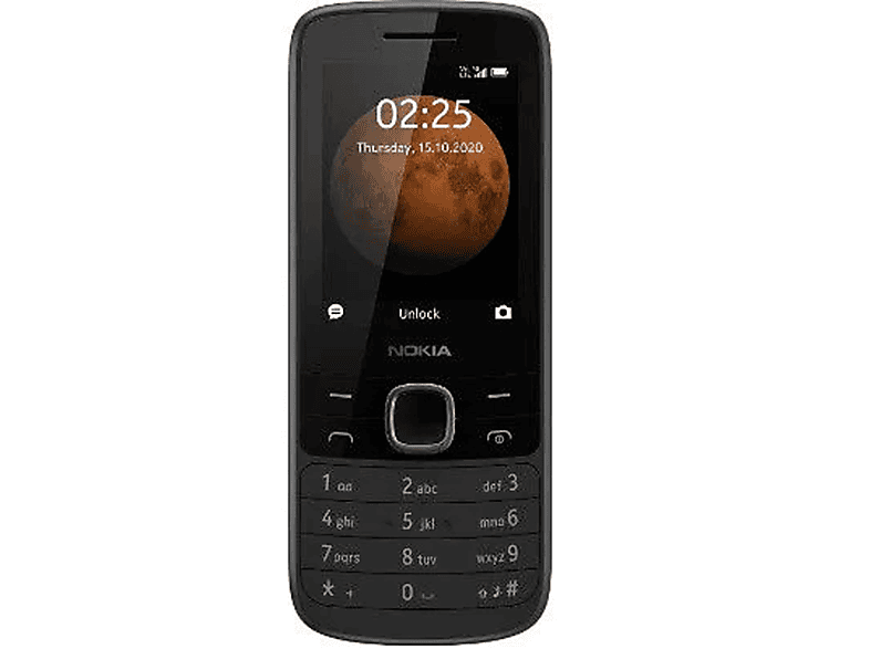 NOKIA 4G Dual Mobile 225 Sim phone, Black
