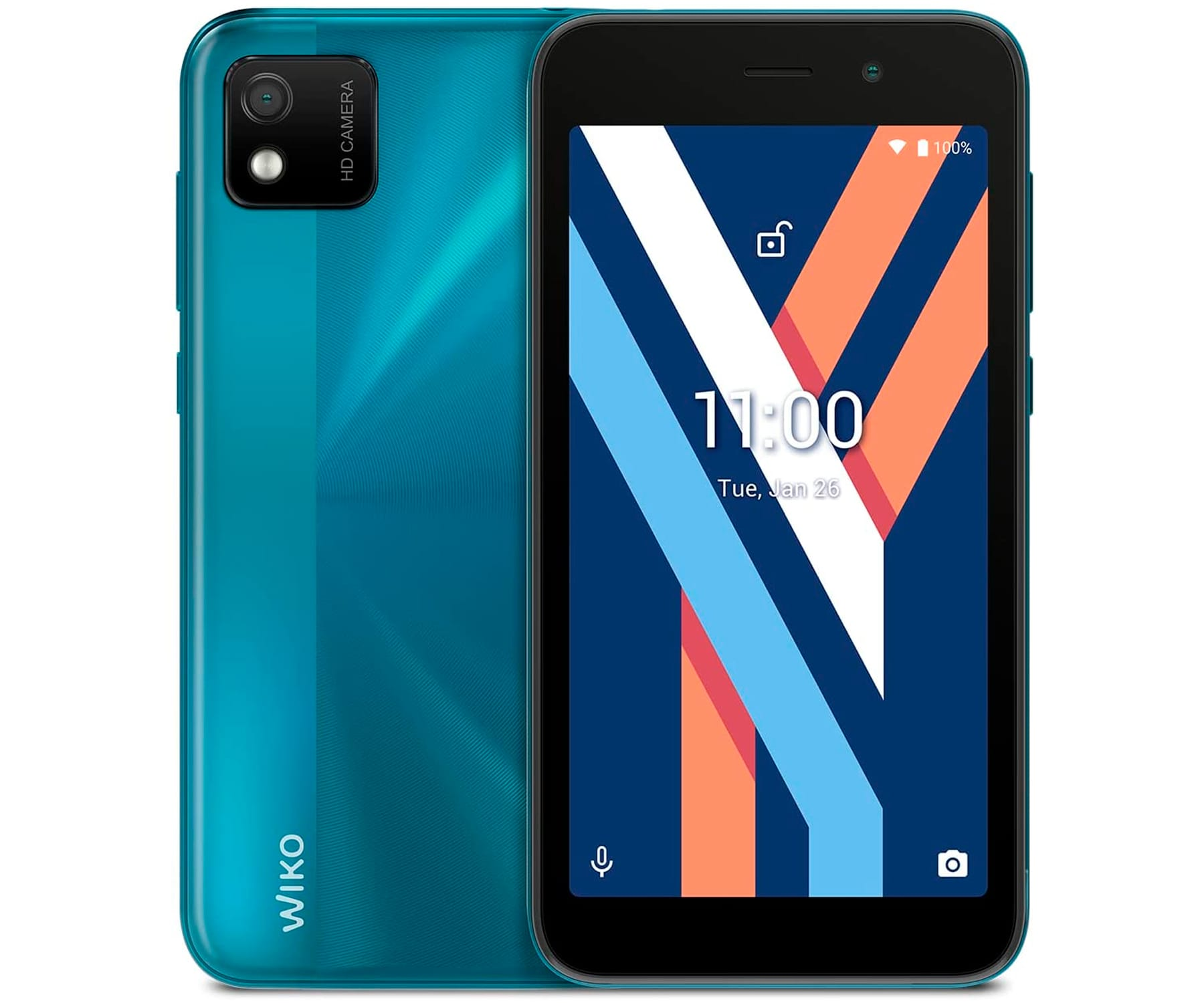 Wiko Y52 Smartphone 4g de 5” 2020mah batería dual sim 16gb rom ampliable por micro sd quad core 5mp android 11 go edition 1+16gb 5 5.45 1 16