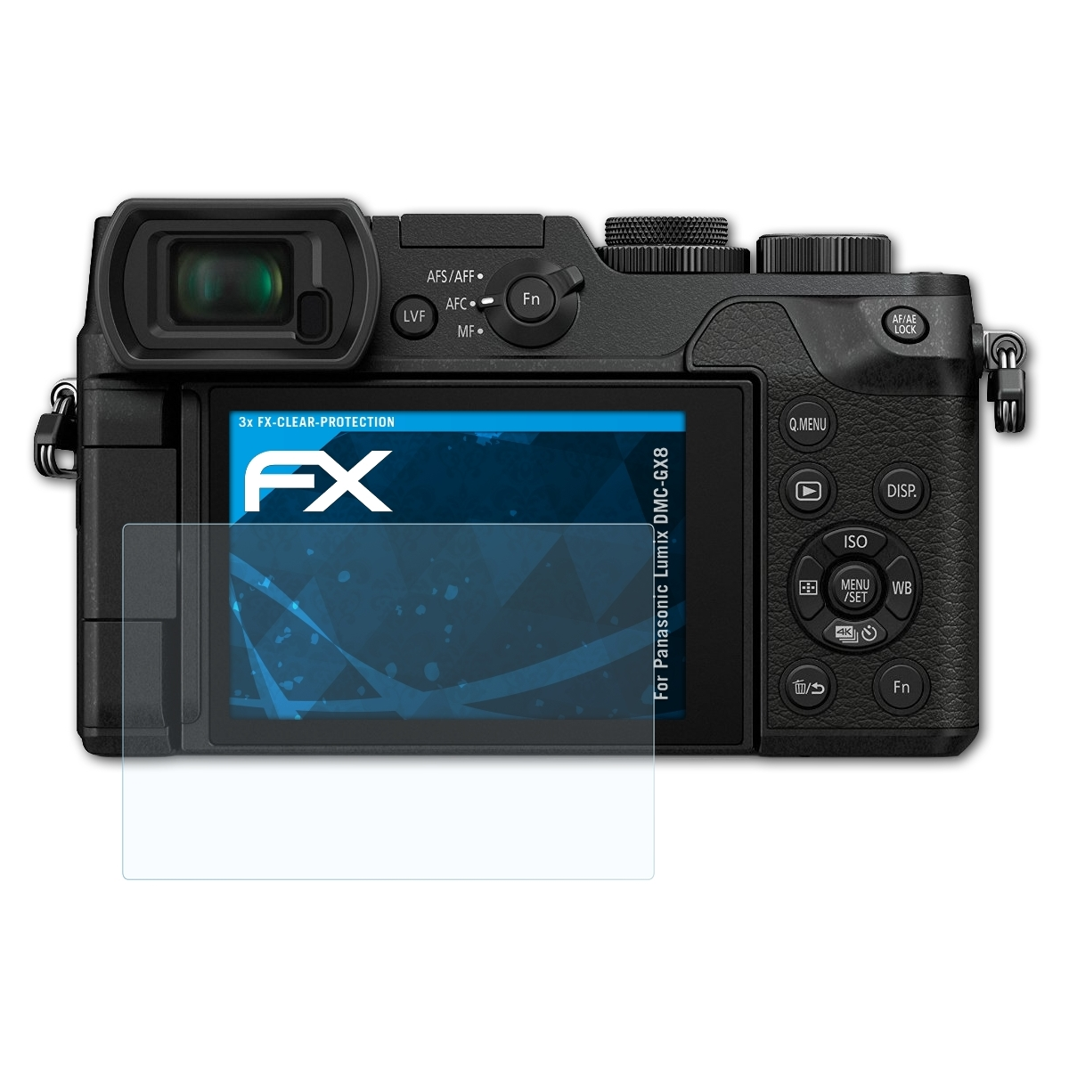 ATFOLIX 3x FX-Clear Displayschutz(für Panasonic DMC-GX8) Lumix