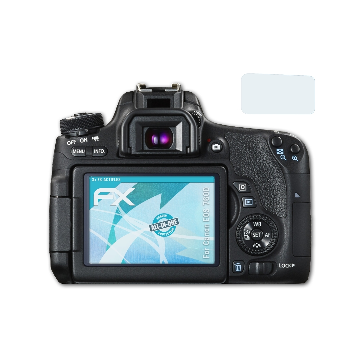 FX-ActiFleX Displayschutz(für ATFOLIX 760D) Canon EOS 3x