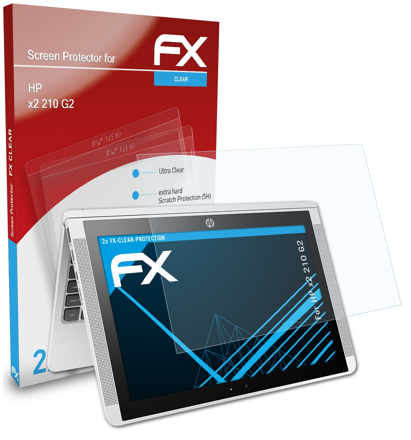210 Displayschutz(für HP FX-Clear ATFOLIX G2) x2 2x