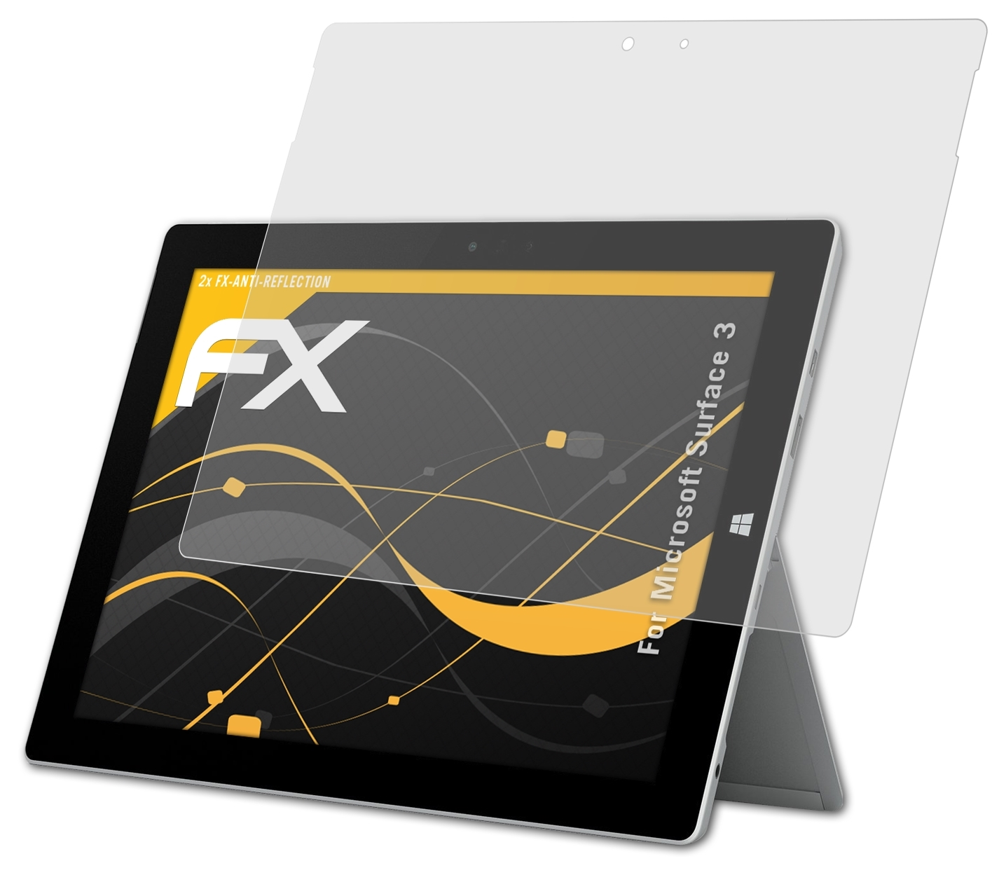 ATFOLIX 2x FX-Antireflex 3) Surface Displayschutz(für Microsoft