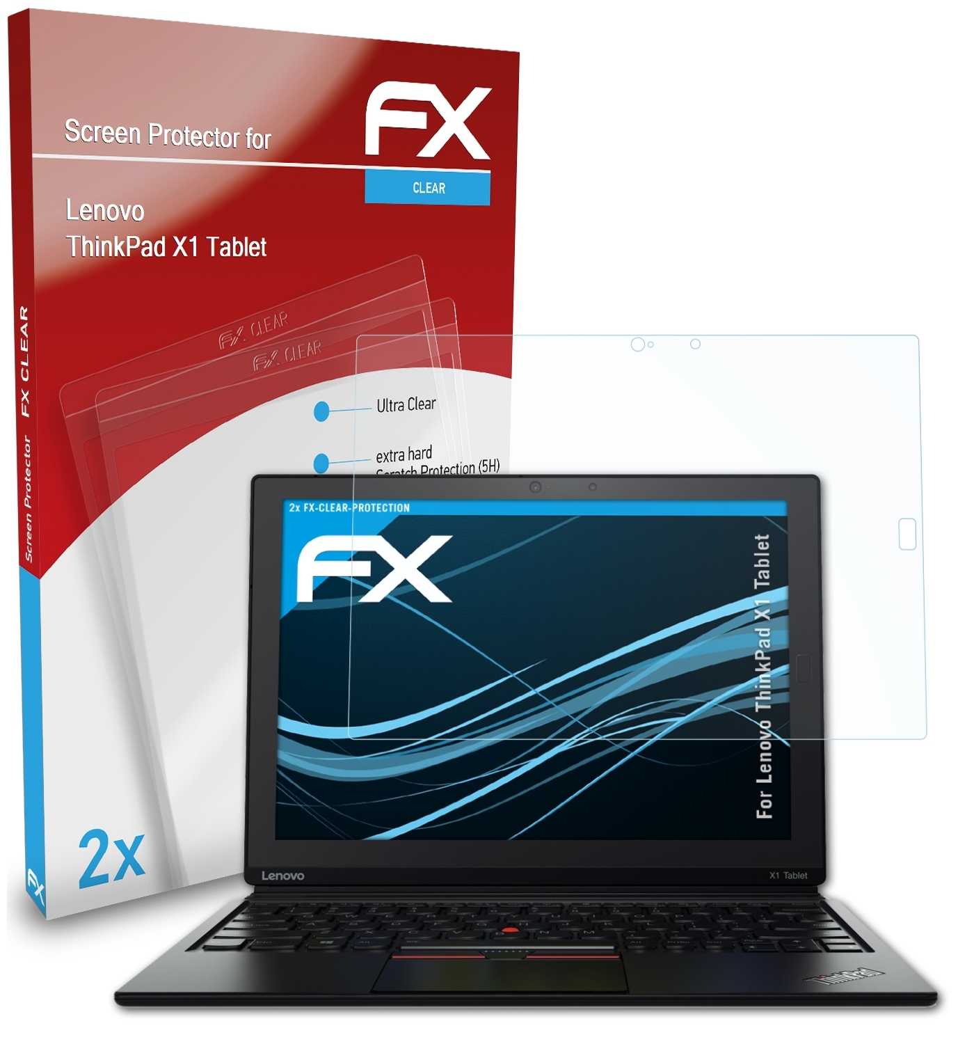 Lenovo Displayschutz(für Tablet) FX-Clear ThinkPad 2x X1 ATFOLIX