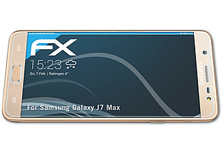 ATFOLIX 3x klar&stoßfest Displayschutz(für Samsung Galaxy J7 Max)