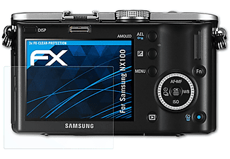 ATFOLIX 3x klar&stoßfest Displayschutz(für Samsung NX100)