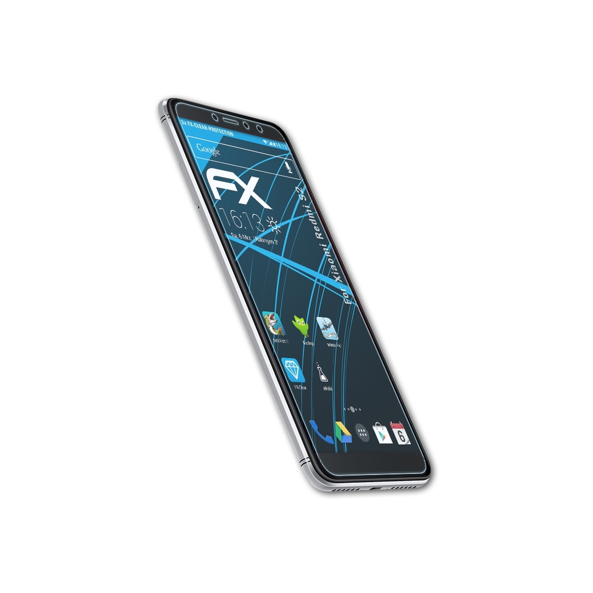 ATFOLIX FX-Clear Xiaomi S2) 3x Displayschutz(für Redmi