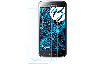 BRUNI 2x glasklare Displayschutz(für Samsung Galaxy S5 mini)