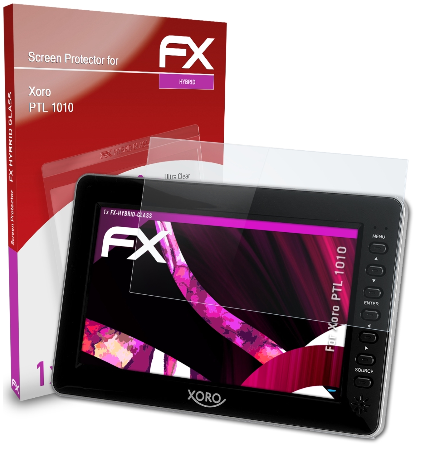 1010) ATFOLIX FX-Hybrid-Glass Xoro Schutzglas(für PTL