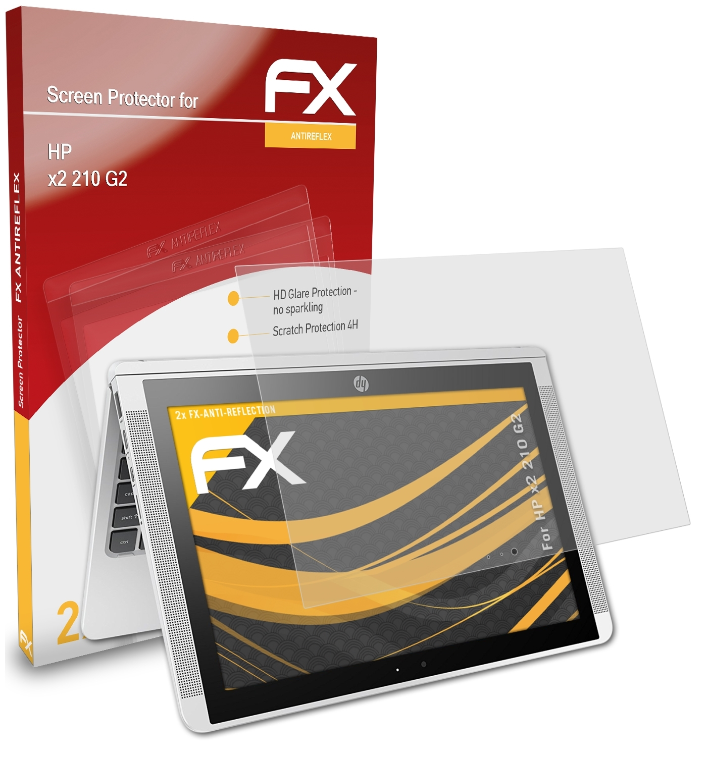 210 x2 G2) HP Displayschutz(für FX-Antireflex ATFOLIX 2x
