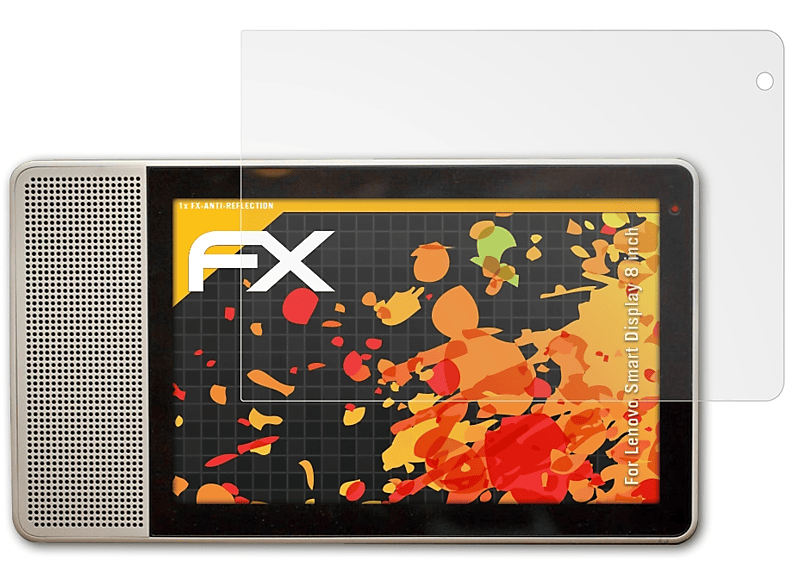ATFOLIX FX-Antireflex Displayschutz(für Lenovo Smart Display (8 inch))