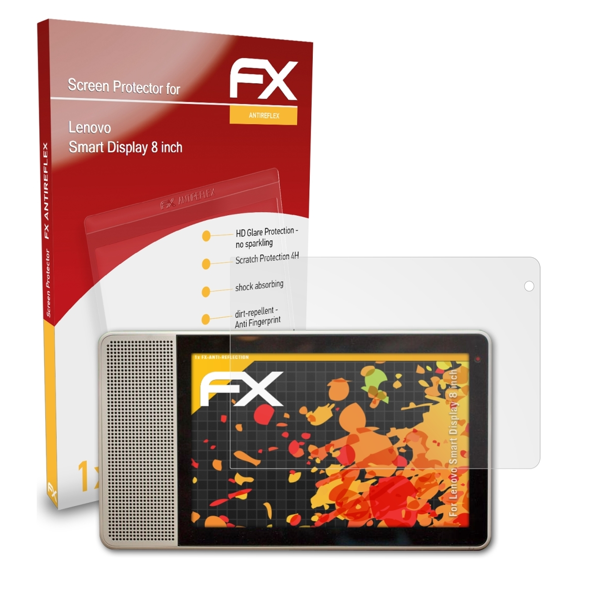 (8 FX-Antireflex Smart Display inch)) Displayschutz(für Lenovo ATFOLIX
