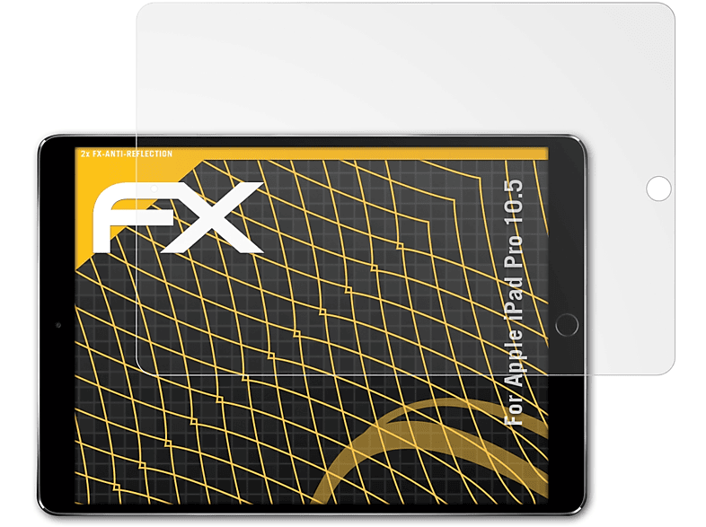 Displayschutz(für Apple Pro iPad FX-Antireflex 2x ATFOLIX 10.5)