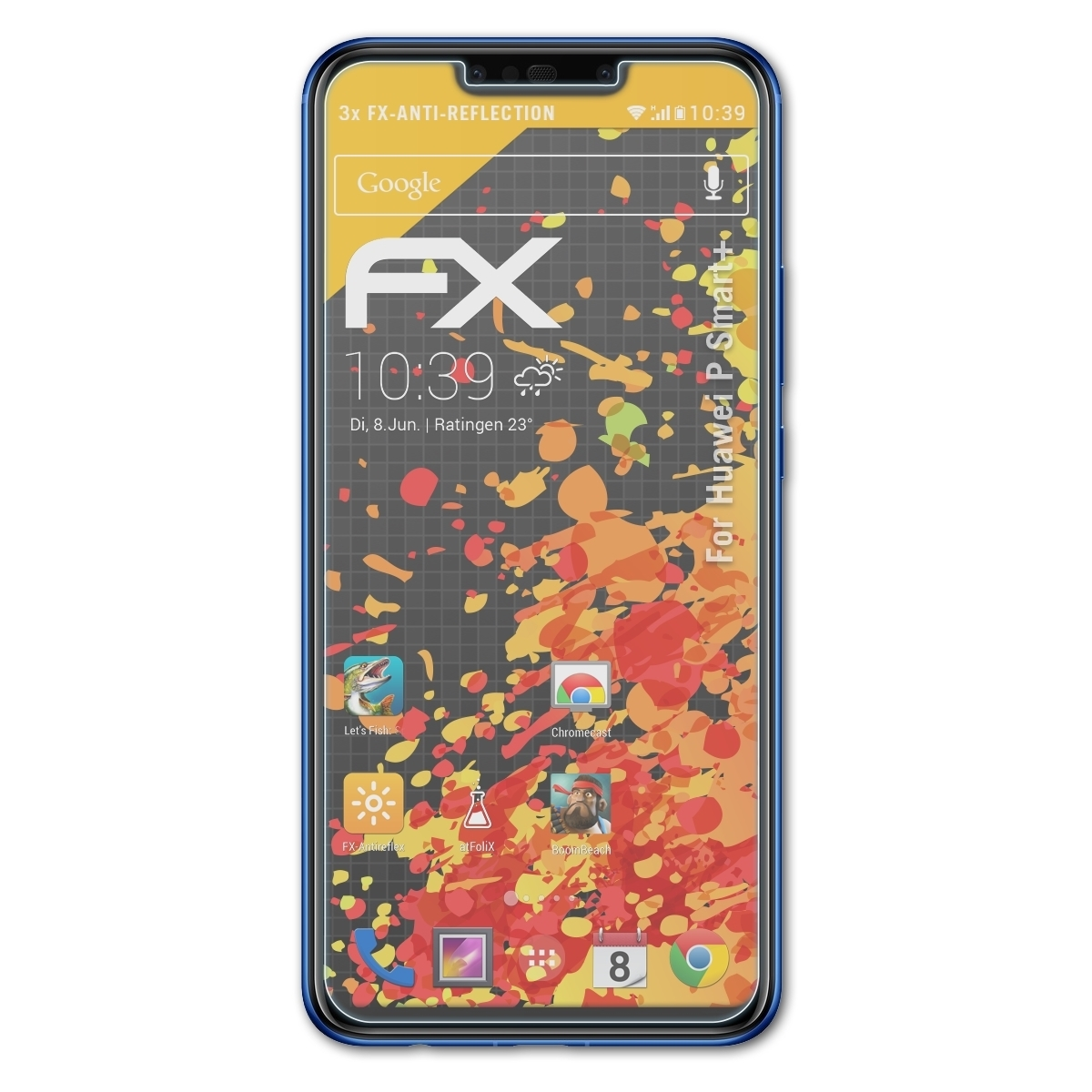 FX-Antireflex Displayschutz(für Smart+) P Huawei ATFOLIX 3x