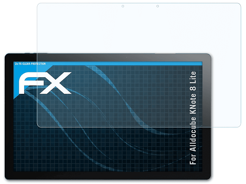 ATFOLIX 2x Alldocube FX-Clear 8 Lite) KNote Displayschutz(für
