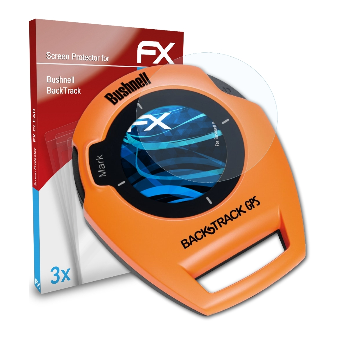 BackTrack) FX-Clear Bushnell 3x Displayschutz(für ATFOLIX