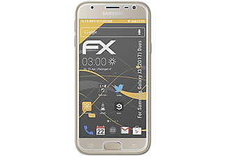 ATFOLIX 3x matt&stoßfest Displayschutz(für Samsung Galaxy J3 (2017) Duos)