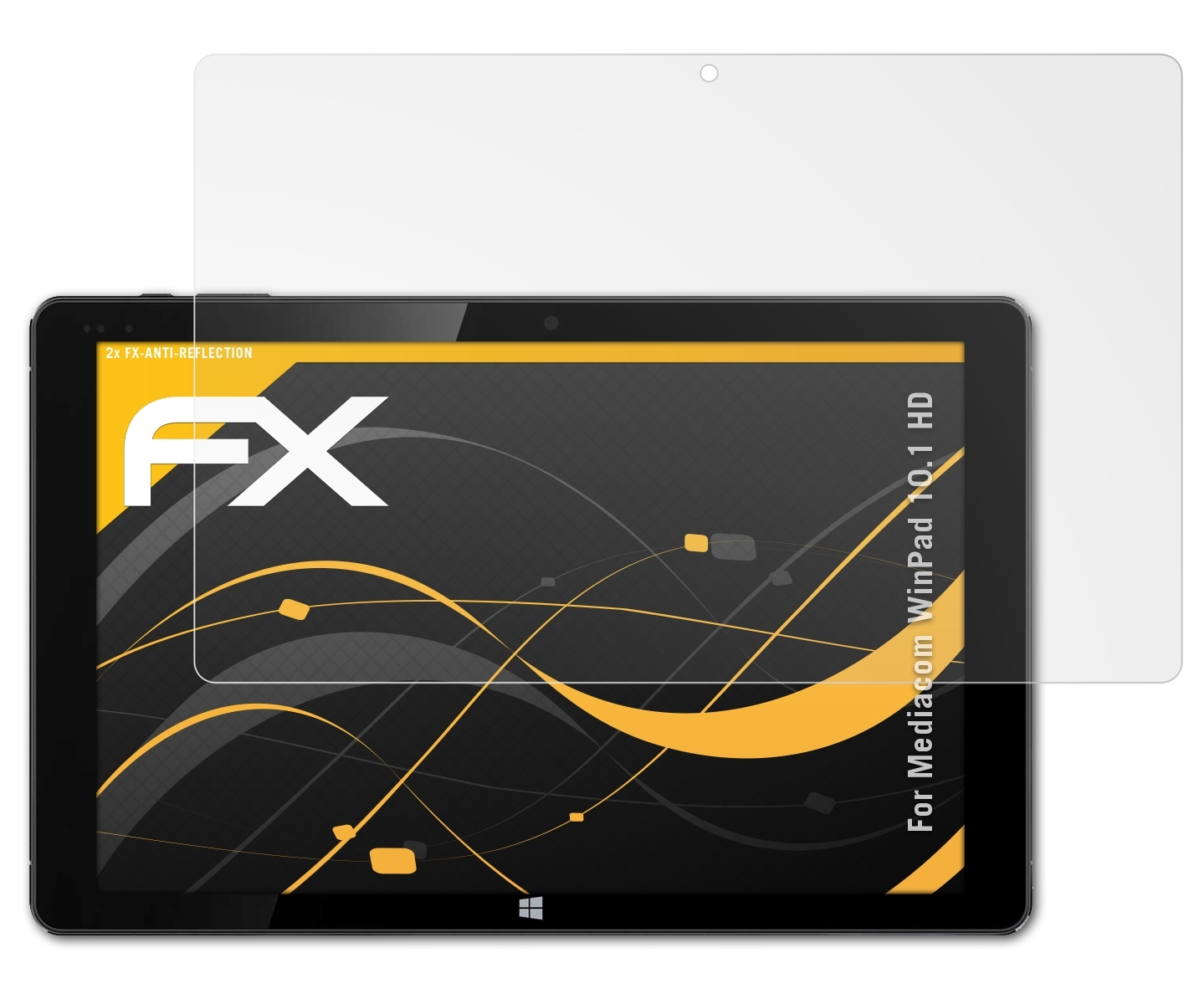 Displayschutz(für Mediacom WinPad 10.1 2x HD) FX-Antireflex ATFOLIX