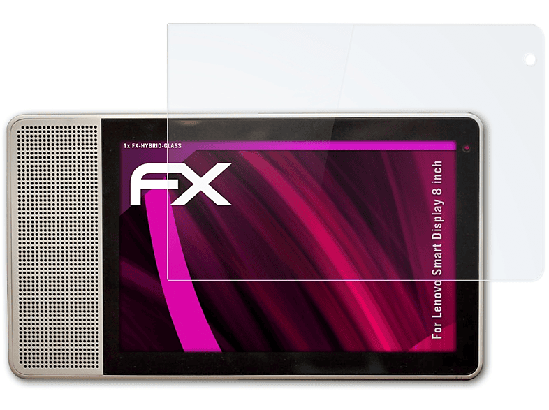 ATFOLIX FX-Hybrid-Glass Schutzglas(für Smart inch)) Lenovo (8 Display