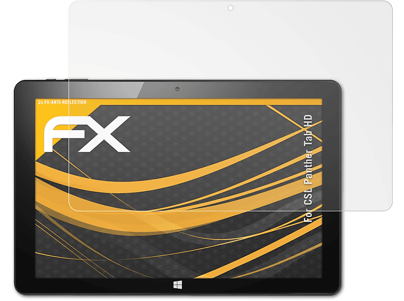 ATFOLIX 2x FX-Antireflex Displayschutz(für CSL Panther Tab HD)