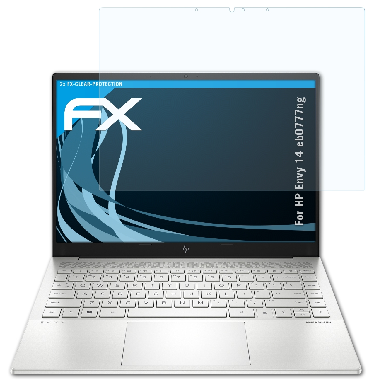 HP Displayschutz(für ATFOLIX FX-Clear 14 Envy (eb0777ng)) 2x
