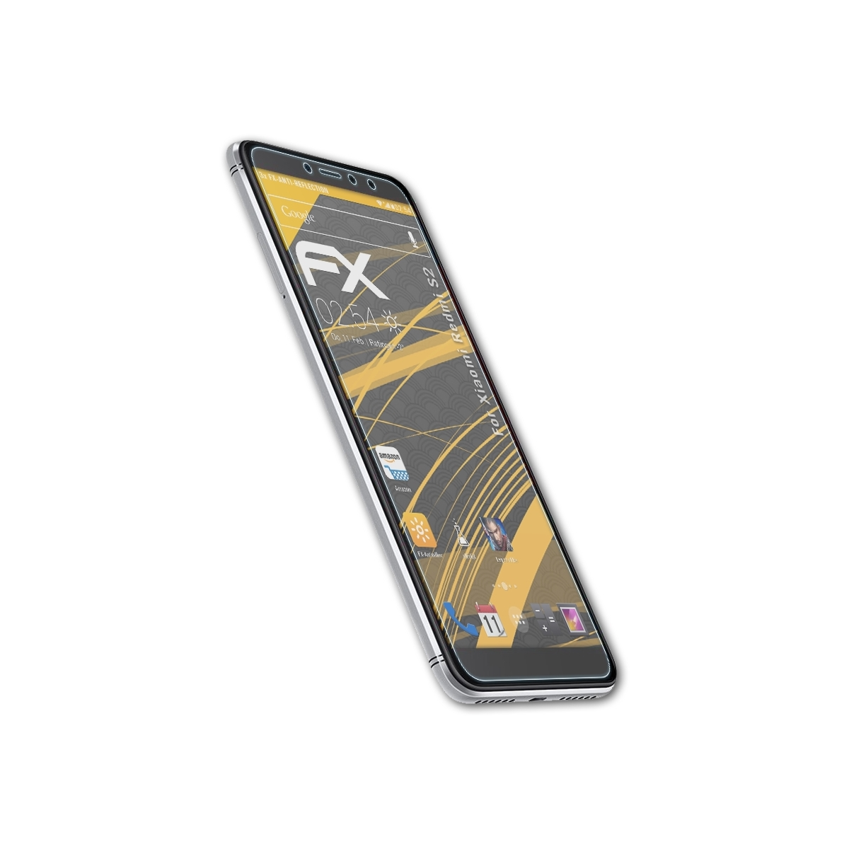 FX-Antireflex S2) ATFOLIX 3x Xiaomi Displayschutz(für Redmi
